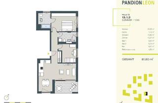 Wohnung mieten in 71229 Leonberg, Neubau Leonberg - 82 m² - 3.5 Zi.