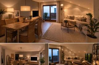 Wohnung mieten in 63741 Strietwald, Helle & gepflegte 2-Zimmer-Dachgeschosswohnung mit Balkon, EBK und Stellplatz in Aschaffenburg-Strie