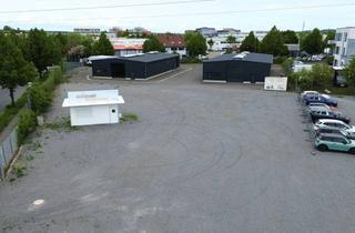 Büro zu mieten in 97076 Lengfeld, Eingezäunte Gewerbe-Freifläche mit voll erschlossenem Bürocontainer – Würzburg Ost