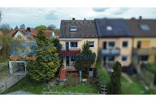 Haus kaufen in 90427 Nürnberg, Familienfreundliches Reiheneckhaus mit großem Garten und viel Potenzial in ruhiger Lage