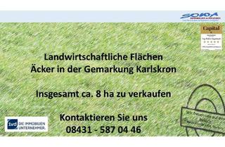 Immobilie kaufen in 85123 Karlskron, Mehrere landwirtschaftliche Flächen - Acker - in der Gemarkung Karlskron zu verkaufen - Landwirtschaftsflächen von Ihrem Immobilienpartner SOWA Immobilien und Finanzen