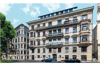 Wohnung kaufen in Schwägrichenstraße 11, 04107 Zentrum-Süd, Leipzig Musikviertel / excl. 4-Zi.-Stuck-Etage / 144,9 qm / 4.OG / Südwest / Lift