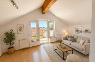 Wohnung kaufen in 55218 Ingelheim, Dachgeschosswohnung mit Weitblick – Loggia, Stellplatz & Küche inklusive – bezugsfrei