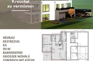 Wohnung mieten in 57223 Kreuztal, Moderne 3-Zimmer-Neubauwohnung in Kreuztal – 90 m² | Erstbezug | Barrierefrei