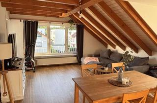 Wohnung mieten in 63225 Langen, Helle 2-Zimmer-Dachwohnung mit Balkon & Tiefgarage – ruhig am Waldrand in Langen/Neurott
