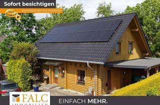 Haus kaufen in 48301 Nottuln, Appelhülsen-Skandinavischer Flair trifft moderne Energietechnik - Blockhaus mit besonderem Charakter