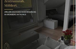 Wohnung mieten in 61476 Kronberg, ATELIER-DACHGESCHOSS-WOHNUNG IN KRONBERG IM TAUNUS