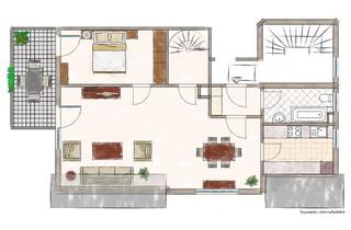 Wohnung mieten in 70374 Bad Cannstatt, Praktische 4-Zimmer-DG-Maisonette-Wohnung in Stgt.-Bad Cannstatt