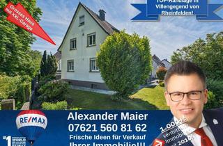 Einfamilienhaus kaufen in 79618 Rheinfelden, TOP-Randlage in Villengegend von Rheinfelden! Großzügiges Einfamilienhaus mit enormem Potenzial