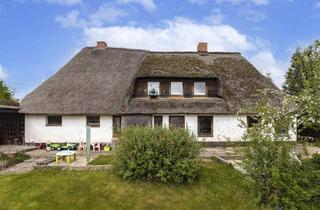 Haus kaufen in 25873 Oldersbek, Historisches Reetdachanwesen mit zwei neu entstandenen Ferienwohnungen