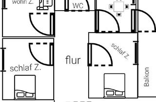 Wohnung kaufen in 46117 Oberhausen, Oberhausen - 3,5 Zimmer Wohnung mit Balkon