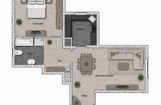 Wohnung mieten in 65451 Kelsterbach, Schöne, helle Wohnung mit Gartenmitbenutzung in freundlicher Hausgemeinschaft