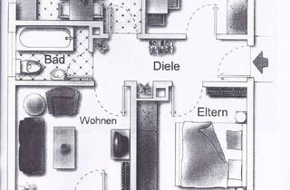 Wohnung mieten in Nelkenweg, 88250 Weingarten, WEINGARTEN - Sonnige 3-Zimmer-Wohnung im Hochpaterre (EG) mit Balkon in guter Lage