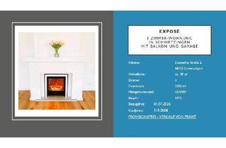 Wohnung kaufen in 68723 Schwetzingen, Schwetzingen - 3 Zimmer-Wohnung in Schwetzingen mit Balkon und Garage