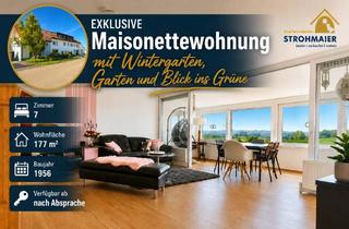 Wohnung kaufen in 73566 Bartholomä, Exklusive Maisonettewohnung mit Wintergarten, Garten und Blick ins Grüne