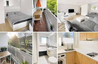 Wohnung mieten in 14163 Zehlendorf, Charmantes, voll möbliertes 1-Zimmer-Apartment mit Balkon in ruhiger Lage von Berlin-Zehlendorf