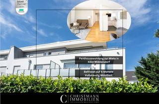 Penthouse mieten in 50859 Widdersdorf, Penthousewohnung in Bestlage | Möbliert | Tiefgaragenstellplatz