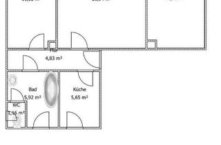 Wohnung mieten in 01877 Demitz-Thumitz, Schöne sonnige, familienfreundliche 3 Raum Wohung mit 66m²
