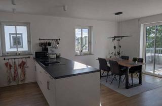 Penthouse mieten in Friedhofweg, 89340 Leipheim, Wunderschöne 2-Zimmer-Penthouse / DG -Wohnung mit unverbautem Blick, EBK & TG