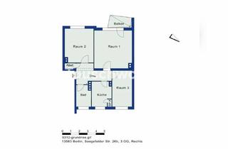 Tauschwohnungen in Seegefelder Straße 26, 13583 Spandau, Tauschwohnung: Tausche meine günstige 2,5-Zimmer-Wohnung in Spandau