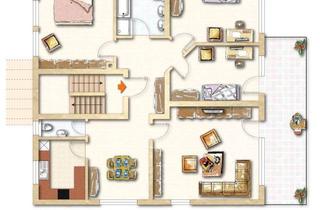 Wohnung kaufen in 64653 Lorsch, Eine Rarität: 5-Zimmer-Wohnung mit Balkon in naturnaher Lage