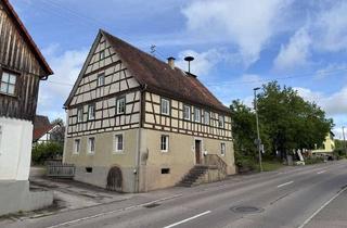 Haus kaufen in 74575 Schrozberg, Charmantes Fachwerkhaus - Erstbezug nach Komplettsanierung