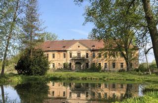 Haus kaufen in 03099 Kolkwitz, Elegantes barockes Anwesen mit eigenem Wald, Teich und Park in der Niederlausitz