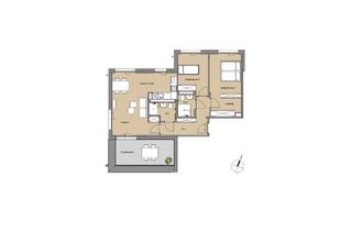 Penthouse mieten in Bodelschwinghstraße 44, 51377 Manfort, lichtdurchflutete Penthousewohnung mit offener Wohnküche,2 Bädern, Ankleidezimmer und Dachterrasse