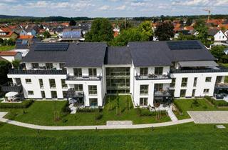 Wohnung mieten in 86517 Wehringen, Wohnqualität mit Herz – Barrierefreie Dachgeschosswohnung mit Terrasse im Betreuten Wohnen