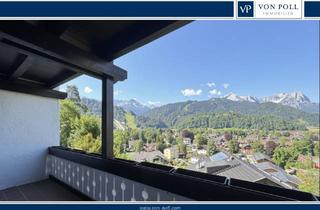 Wohnung mieten in 82467 Garmisch-Partenkirchen, Maisonettewohnung mit Zugspitzblick & 2 Balkonen in ruhiger Bestlage