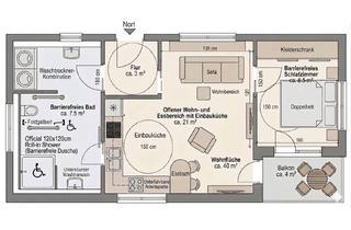 Wohnung kaufen in 34266 Niestetal, 40 m² ETW Neubau - QNG - bei Vermietung 10 % Abschreibung möglich
