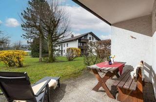 Wohnung kaufen in 83080 Oberaudorf, 1,5 Zimmer Wohnung mit schöner privater Terrasse, Schwimmbad und Sauna