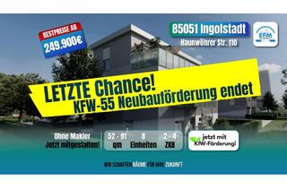 Wohnung kaufen in Haunwöhrer Straße 110, 85051 Ingolstadt, ++ZINS-/MIET-/ENERGIESPAREND++ 3 ZKB mit KfW 100.000€-Darlehen