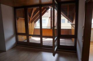 Wohnung mieten in 76229 Grötzingen, Ansprechende 3-Zimmer-Dachgeschosswohnung mit Dachterrasse in Karlsruhe Grötzingen