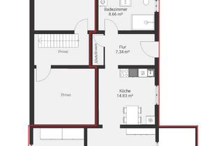 Wohnung mieten in 72172 Sulz, 2,5-Zimmer-Wohnung in Sulz am Neckar-Bergfelden