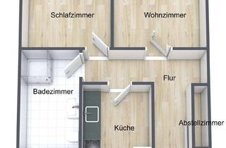 Wohnung mieten in Tüschau 17, 29482 Küsten, 2-Zimmer-Wohnung mit Terrasse an ruhige BewohnerInnen zu vermieten