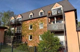 Wohnung mieten in Jägerhofstraße 111, 01445 Radebeul, Radebeul-Lindenau: Kleine Singlewohnung mit großer Terrasse * frisch renoviert, mit neuem Boden