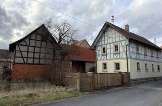 Haus kaufen in Sigmundsgasse, 97633 Herbstadt, Charmantes Fachwerkanwesen mit Scheune und Sanierungspotenzial