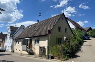 Haus kaufen in 73479 Ellwangen, Handwerker aufgepasst! Doppelhaus sucht neuen Eigentümer in Ellwangen-Rotenbach