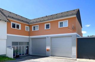 Haus kaufen in 56379 Holzappel, Arbeiten und Wohnen unter einem Dach - moderne Wohnung plus großzügige Werkstatt oder Lager