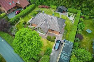 Haus kaufen in Ameisenweg 15, 21256 Handeloh, Wohnen am Waldrand und mitten im Dorf - Haus mit Wintergarten und Ausbaureserve in Handeloh