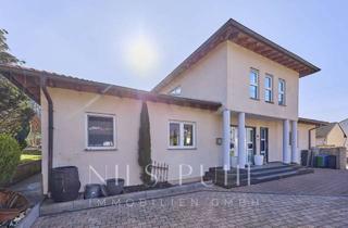 Haus mieten in Hauptstraße 14a, 67316 Carlsberg, Stilvolles Einfamilienhaus mit Sauna, Kamin & Doppelgarage u.v.m.