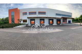 Gewerbeimmobilie mieten in 99869 Tüttleben, 3100m² Lagerhalle mit LKW-Rampen und Sozialbereich