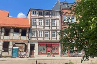 Haus kaufen in Breite Straße 45, 29410 Salzwedel, Hist. Fachwerkhaus – Denkmal mit Potenzial in Salzwedeler Altstadt