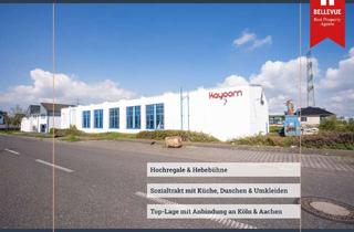 Gewerbeimmobilie mieten in 52353 Düren, Ihr neuer Logistikstandort: Flexible Lagerhalle mit Sozialtrakt