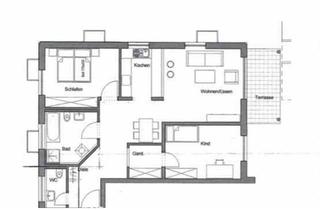 Wohnung kaufen in 82538 Geretsried, Geretsried - Exklusive 3-Zimmer-Wohnung mit Garten in Geretsried