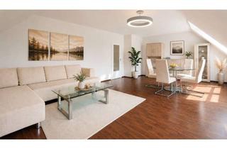 Wohnung kaufen in Falkenstraße, 85757 Karlsfeld, Helle 3-Zi.-DG-Wohnung + XXL-TG-Eckplatz, 2 Balkone, EBK, 95m² in Karlsfeld PROVISIONSFREI