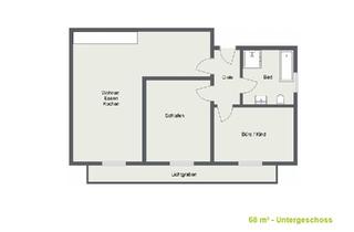 Wohnung mieten in 85101 Lenting, 3-Zimmer-Souterrainwohnung mit Küche, Garage und Stellplatz in Lenting