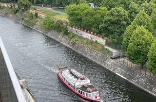 Penthouse mieten in Am Hamburger Bahnhof, 10557 Tiergarten, Möbliertes Penthouse mit Wasserblick -befristet bis zum 01.08.28 zu vermieten