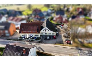 Gewerbeimmobilie kaufen in 32457 Porta Westfalica, Traditionsreicher Gasthof mit Festsaal, Gästezimmer und Privatbereich in Porta Westfalica